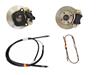 Rear brake disc conversion kit (non original).